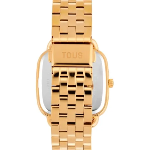 Reloj analógico con brazalete de acero IPG dorado D-Logo Mirror^TOUS Sale
