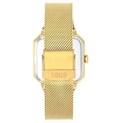 Reloj analógico con brazalete de acero IPG dorado Karat Squared^TOUS Clearance