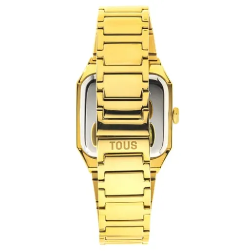 Reloj analógico con brazalete de acero IPG dorado Karat Squared^TOUS Outlet