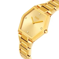 Reloj analógico con brazalete acero IPG dorado Karat^TOUS