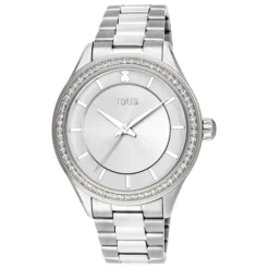 Reloj analógico T-Shine de acero con zirconias cúbicas^TOUS Discount