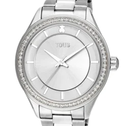 Reloj analógico T-Shine de acero con zirconias cúbicas^TOUS Discount