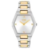 Reloj digital con brazalete de acero SS y acero IPG dorado Karat^TOUS