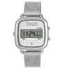 Reloj digital con brazalete de acero D-Logo New^TOUS Best