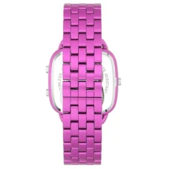 Reloj digital con brazalete de aluminio en color lila D-Logo^TOUS Hot