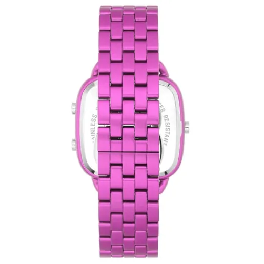 Reloj digital con brazalete de aluminio en color lila D-Logo^TOUS Hot