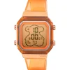 Reloj digital de policarbonato color salmón y acero IPRG rosa D-BEAR Fresh^TOUS Clearance