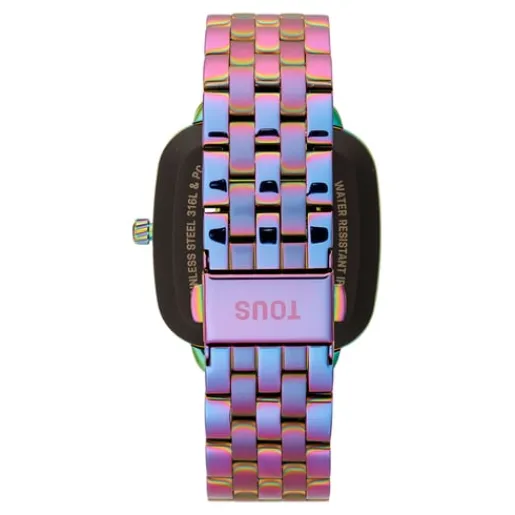 Reloj smartwatch con brazalete de acero IP iridiscente D-Connect^TOUS New