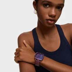 Reloj smartwatch con brazalete de acero IP iridiscente D-Connect^TOUS New
