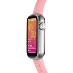 Reloj smartwatch con correa de nylon y correa de silicona rosa T-Band^TOUS Outlet