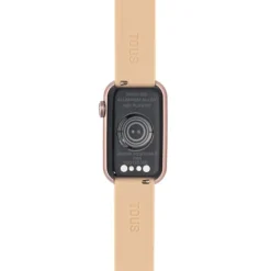 Reloj smartwatch con correa de nylon y correa de silicona rosa palo T-Band^TOUS Best