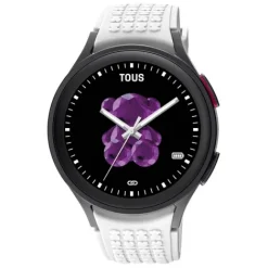 Reloj smartwatch Samsung Galaxy Watch 5 Pro X de Titanio negro con correa de silicona negra^TOUS