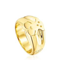 Sello oso con baño de oro 18 kt sobre plata Sweet Dolls^TOUS Outlet