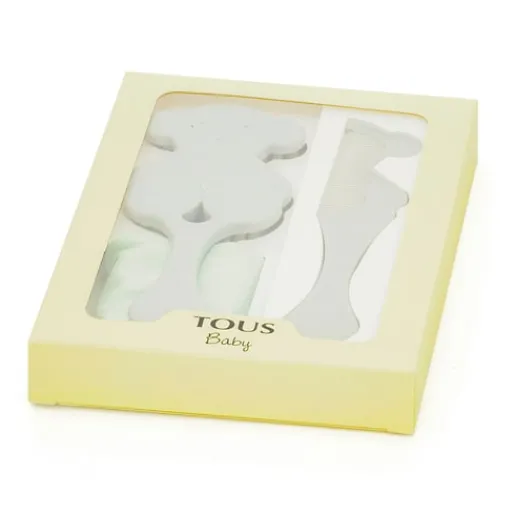 Set de cepillo y peine Beauty gris^TOUS Clearance