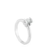 Solitario de oro blanco con diamante motivos oso Sweet Diamonds^TOUS