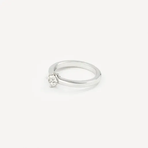 Solitario de oro blanco con diamante ATELIER UNIQUE PIECES^TOUS Online