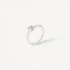 Solitario de oro blanco con diamante ATELIER UNIQUE PIECES^TOUS New