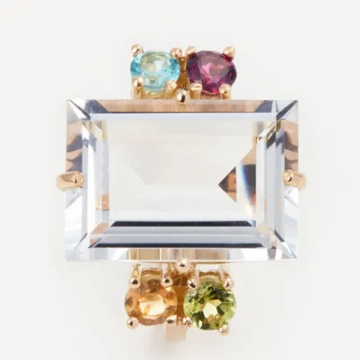 Sortija de oro con gemas ATELIER^TOUS Outlet
