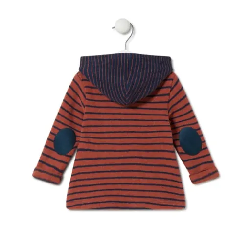 Vestido de niña con capucha Blue azul marino^TOUS